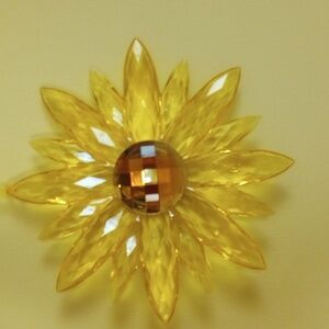 Yellow Sunflower Acrylic Wall Art Hanging